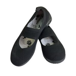 Therafit Mary Jane Lite Black Mesh Slip-Ons shoes - Size 9M- Like New Condition